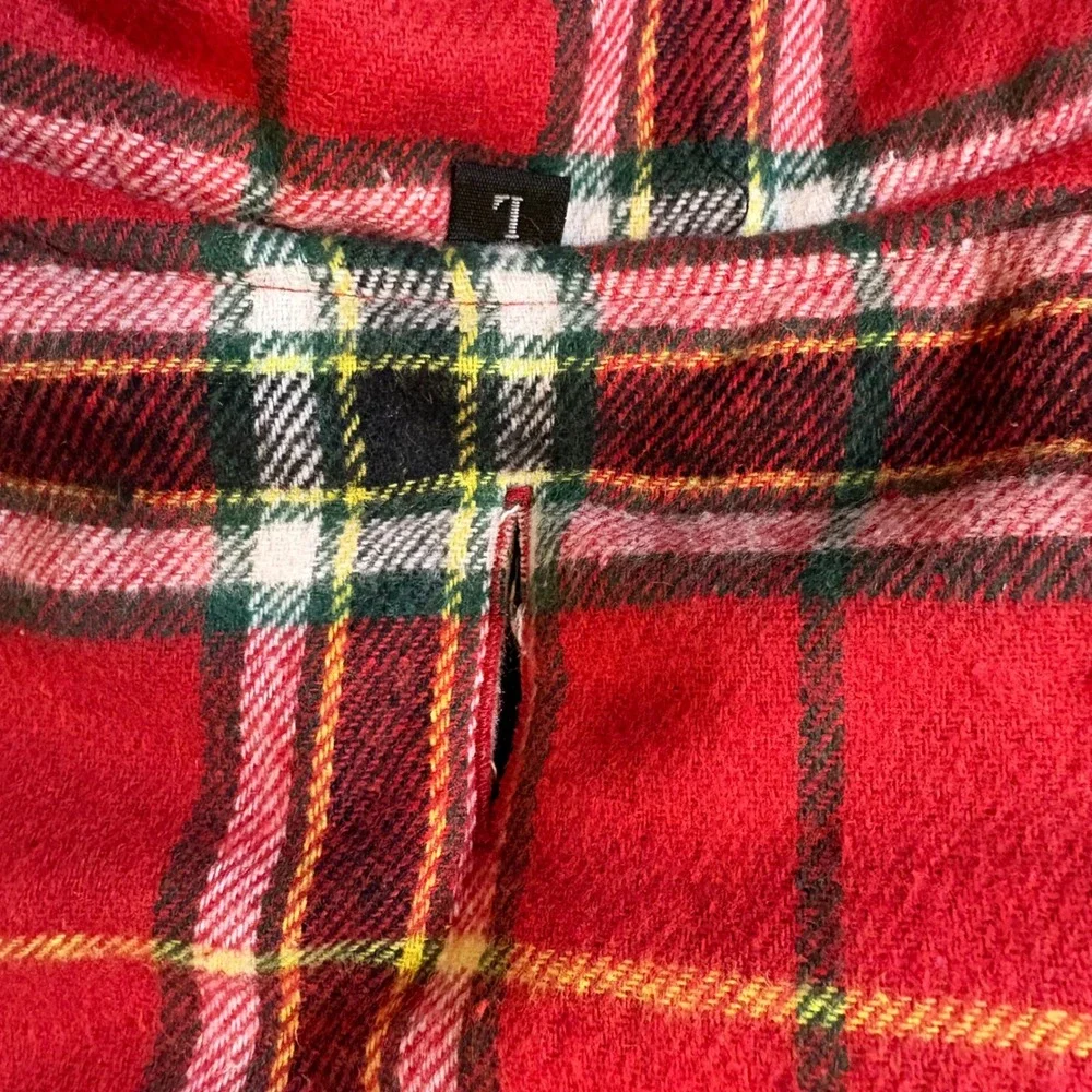 Kuoser Dog Coat Red‎ Plaid Reversible Winter Pet Jacket Vest Large 001MF_L